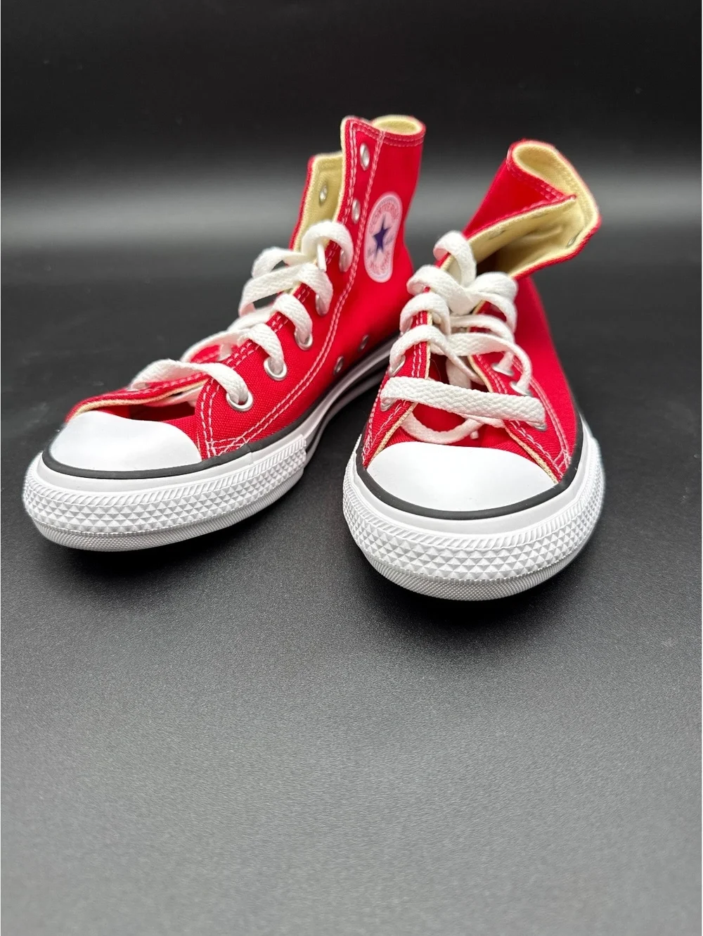 Converse Chuck Taylor All Star High Top Sneakers Red Size 2